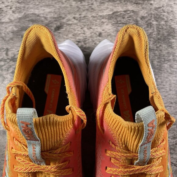 Hoka One One Carbon X 3 Radiant Yellow Camellia (1123193-RYCM) Women's 8.5 B - Picture 9 of 10